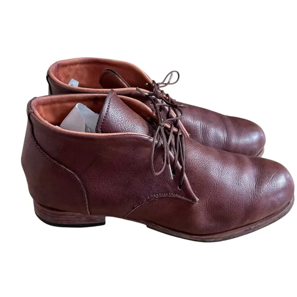 Hand Crafted Leather Shoes Mens Chukka Soft Leather Upper & lining Lace Up